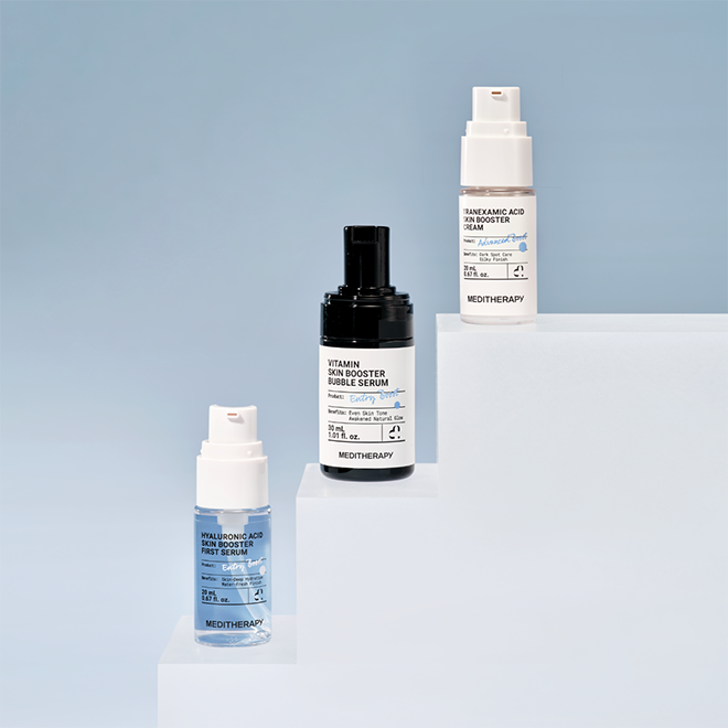 MEDITHERAPY 7-Day Glass Skin Kit Hyaluronic Vitamin Tranexamic