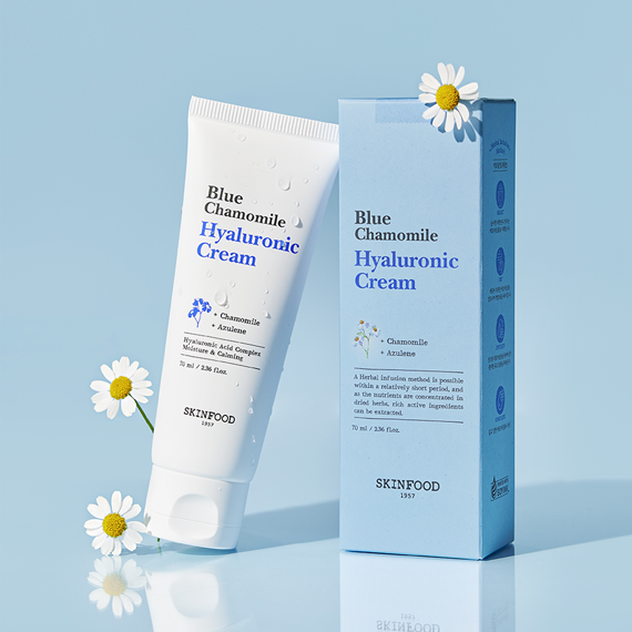 SKINFOOD Blue Chamomile Hyaluronic Cream 70ml
