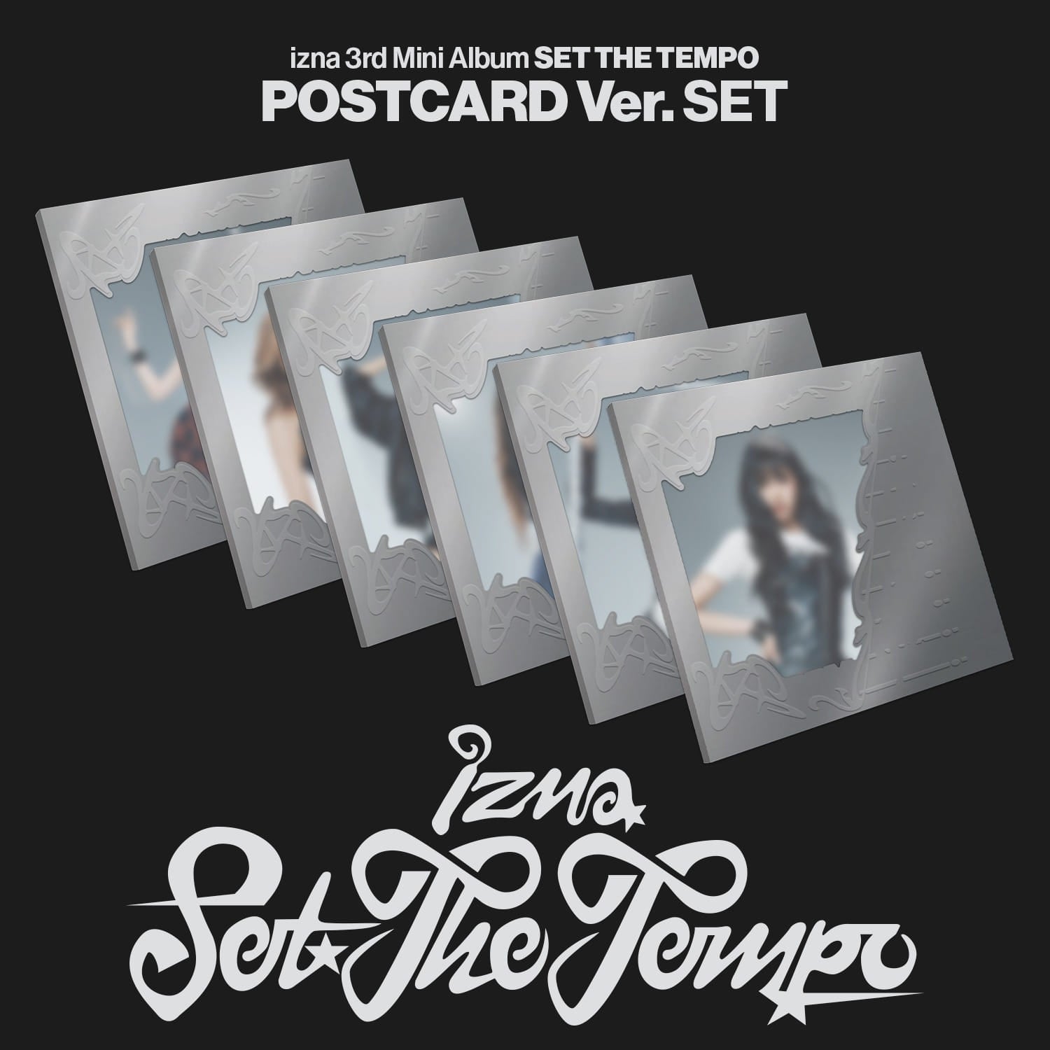 izna - [SET THE TEMPO] (POSTCARD Ver.) (Set of 6) - Album Kpop Ma Petite Corée
