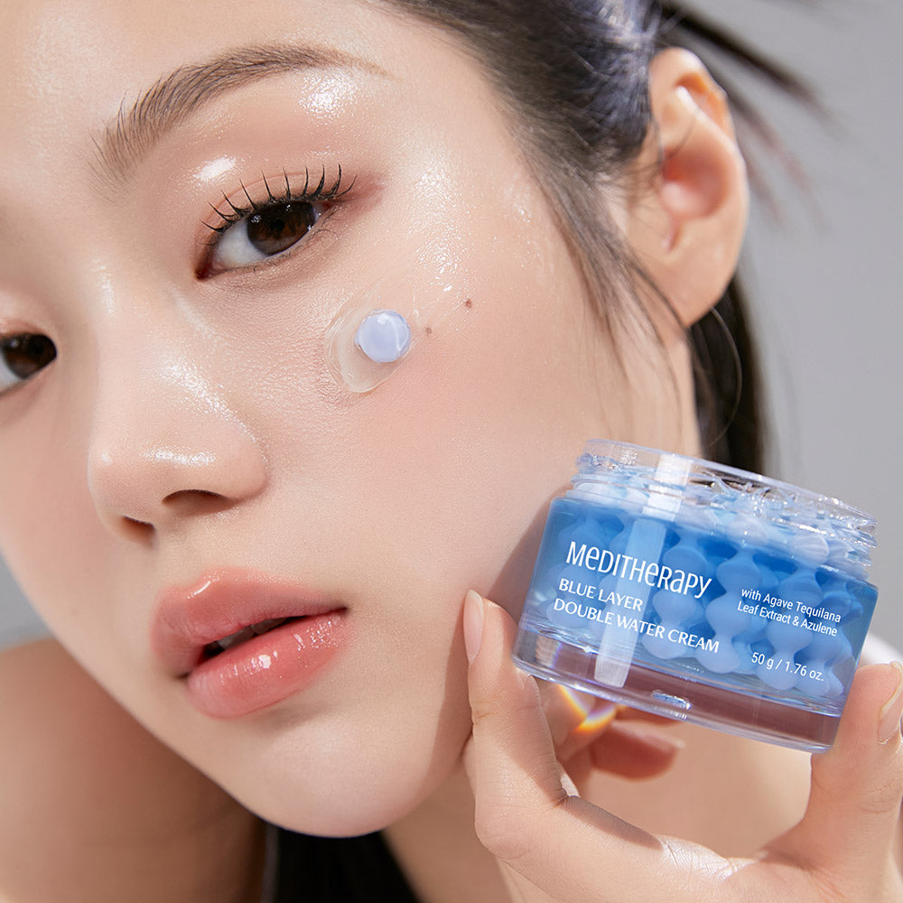 MEDITHERAPY Blue Layer Double Water Cream 50g Duo