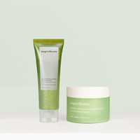 ONGREDIENTS Perfect Melting Cleansing Balm & Deep Foaming Gel Cleanser Set - coffret nettoyants coréen