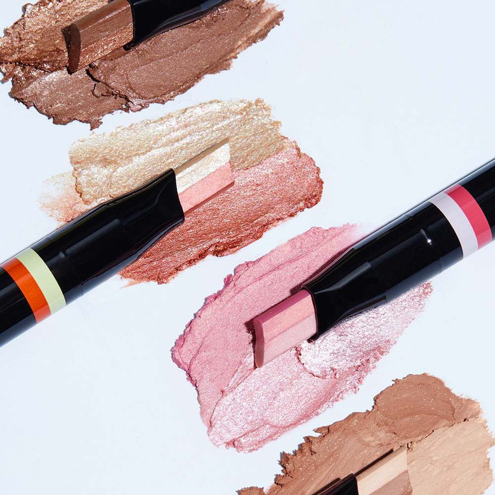 ELROEL Blanc Double Shadow Stick - ombre stick coréenne