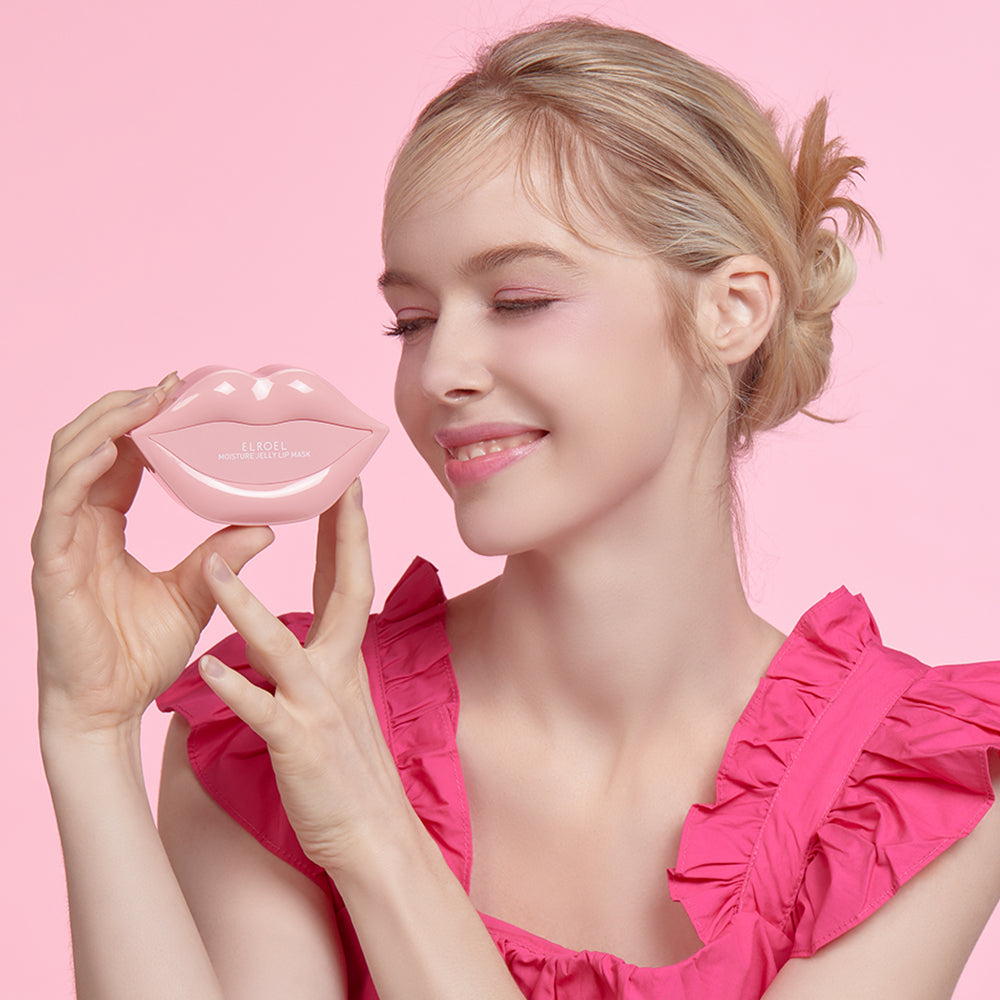 ELROEL Moisture Jelly Lip Mask (20 Sheets) - masque lèvres coréen, vue 2