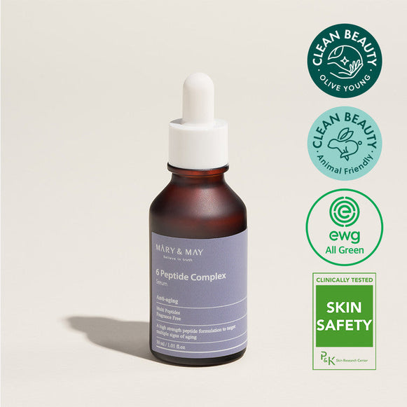 MARY & MAY 6 Peptide Complex Serum 30ml en stock sur Ma Petite Corée