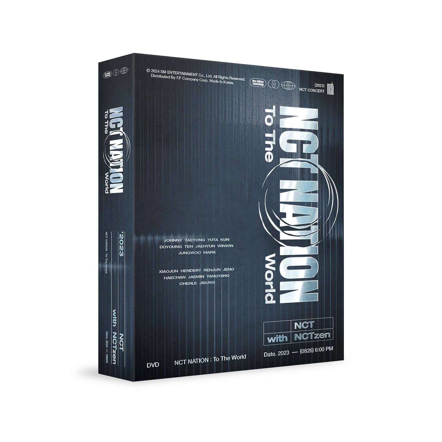 NCT - 2023 NCT CONCERT [NCT NATION : To The World in INCHEON DVD] ( ( 1) ) - Album Kpop NCT, DVD boîtier noir