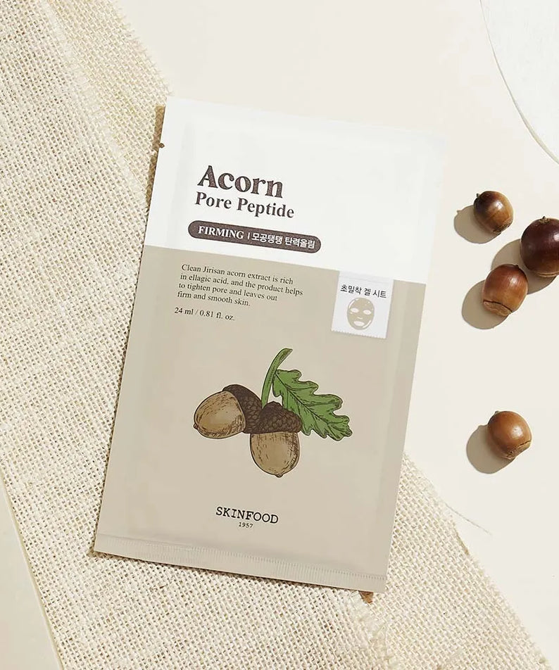SKINFOOD Acorn Pore Peptide Firming Mask