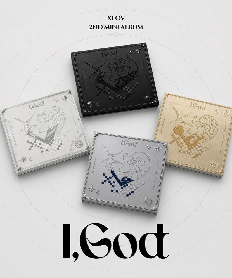XLOV - 2ND MINI ALBUM [I,God] (Set of 4) - Album Kpop Ma Petite Corée