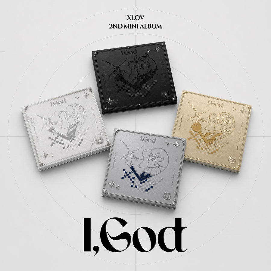 XLOV - 2ND MINI ALBUM [I,God] (Set of 4) - Album Kpop