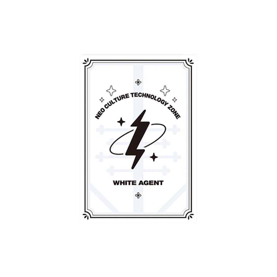 NCT 127 Carte Coupon John — Version Agent Blanc