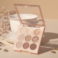 MQNY 1001 Tone-on-Tone Shadow Palette Pro 9 Nude Mood - palette fards à paupières coréen, vue 3