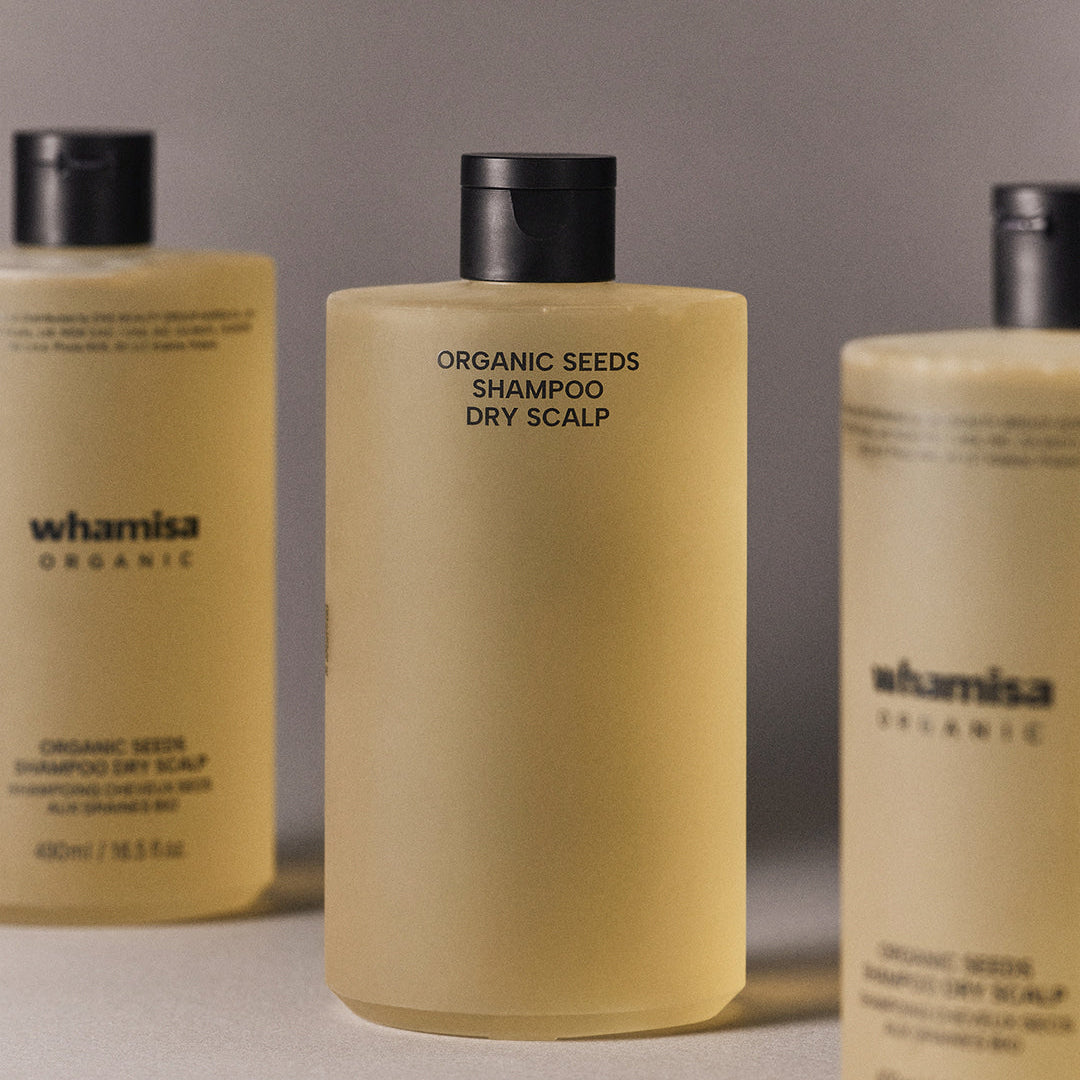 WHAMISA Graines Fermentées Shampoing Peau Sèche 490ml