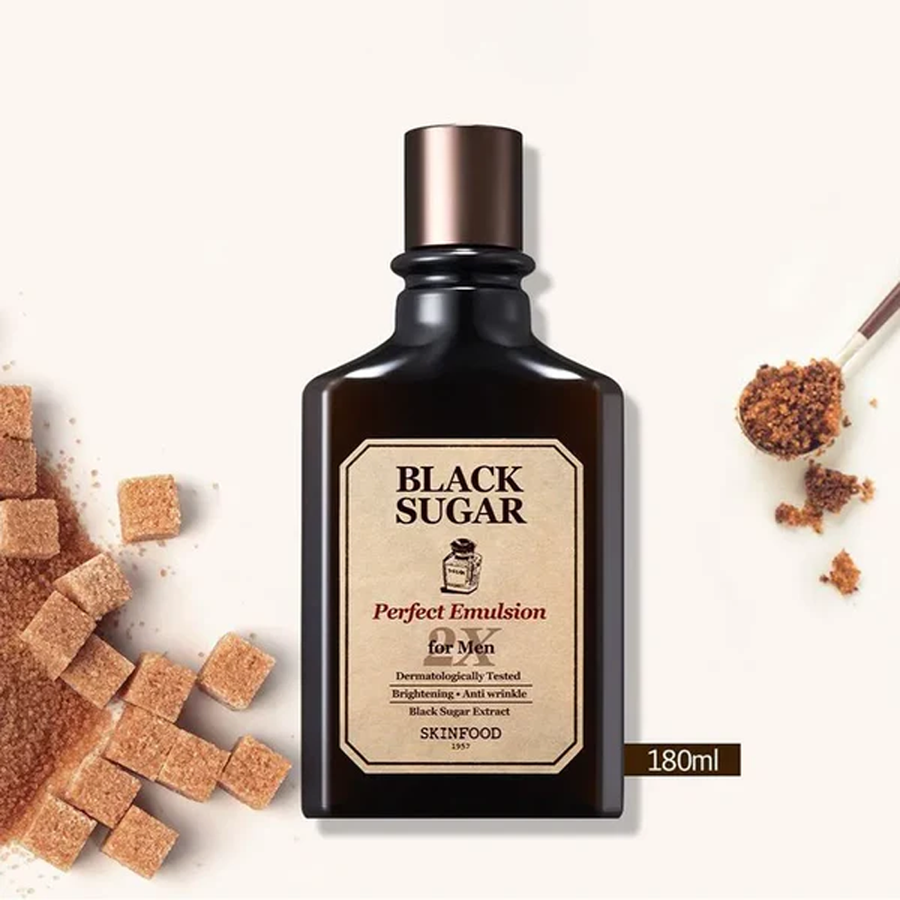 SKINFOOD Black Sugar Perfect Emulsion 2X For Men 180ml