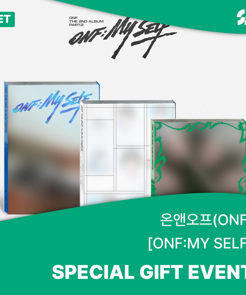ONF - THE 2ND ALBUM PART.2 [ONF:MY SELF] (PHOTOBOOK Ver.) (Set of 3) - Album Kpop Ma Petite Corée