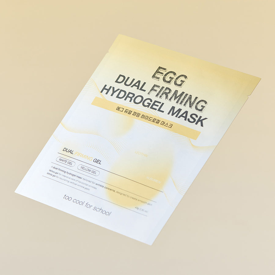 TOO COOL FOR SCHOOL Egg Dual Firming Hydrogel Mask