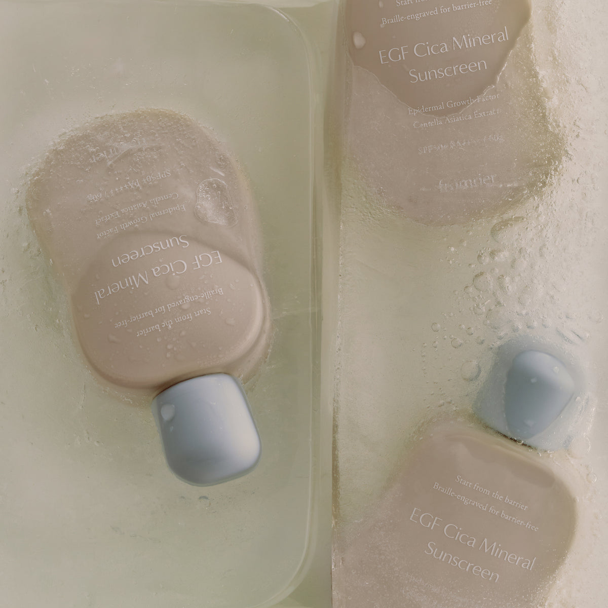 FROMRIER Vegan EGF Cica Mineral Sun Cream - crème solaire coréenne, vue 2