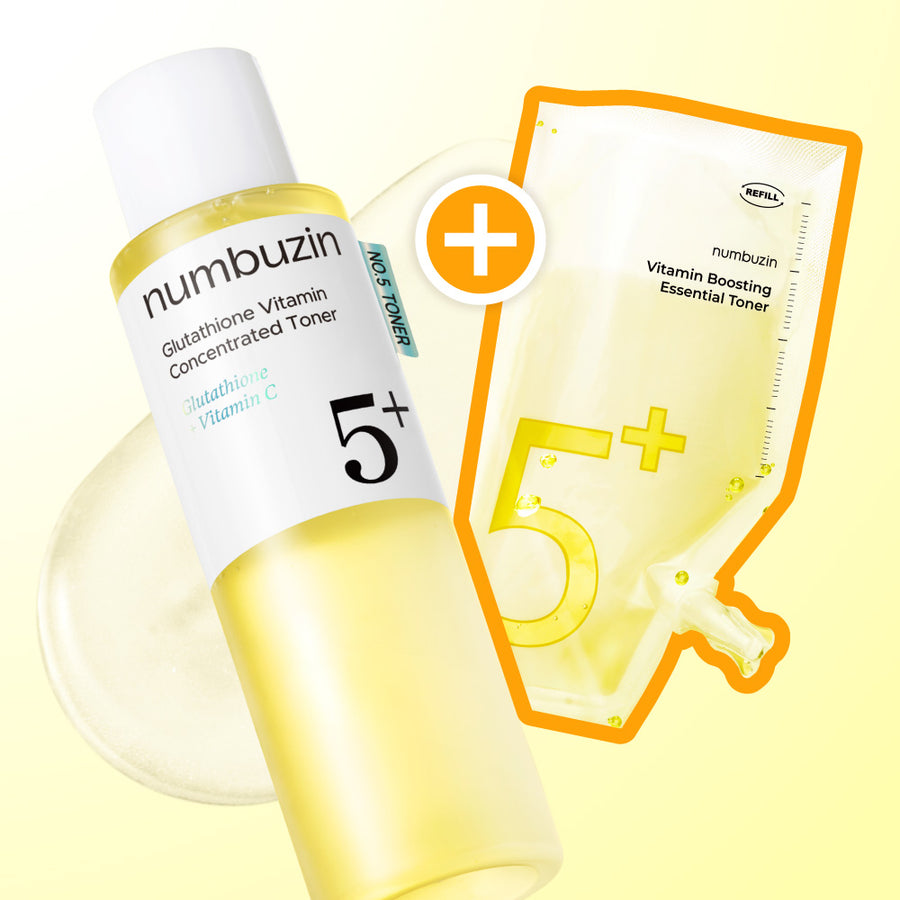 NUMBUZIN No.5 Glutathione C Vita Serum Essential Toner Refill Pack