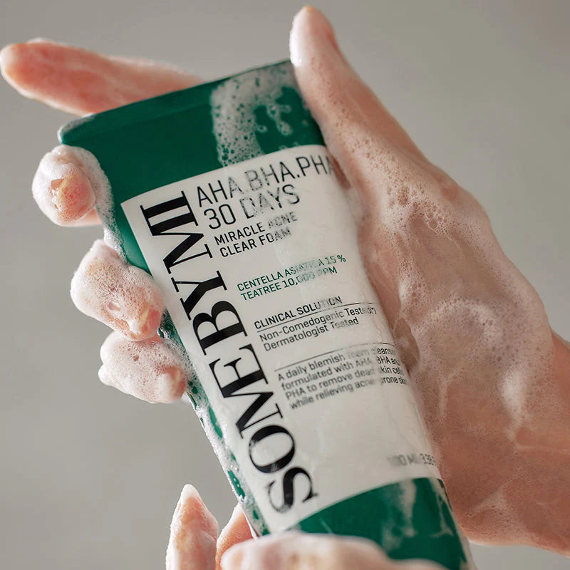SOME BY MI AHA.BHA.PHA miracle acne clear foam 100ml