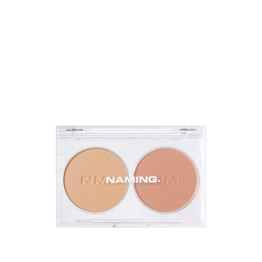 NAMING Fluffy Powder Blusher Duo Palette