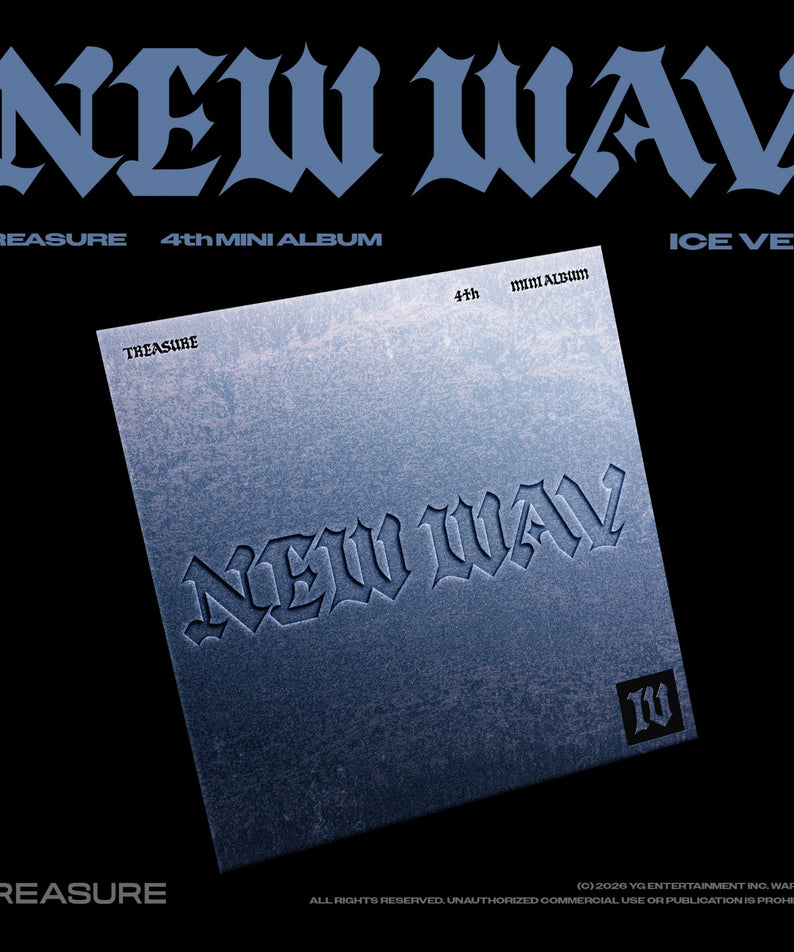 TREASURE - 4th MINI ALBUM [NEW WAV] ICE VER. - Album Kpop Ma Petite Corée
