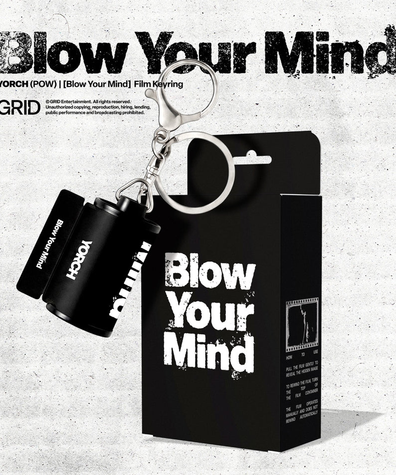 YORCH - YORCH (POW) - 'Blow Your Mind' Film Keyring (Dark Ver.) - Album Kpop Ma Petite Corée