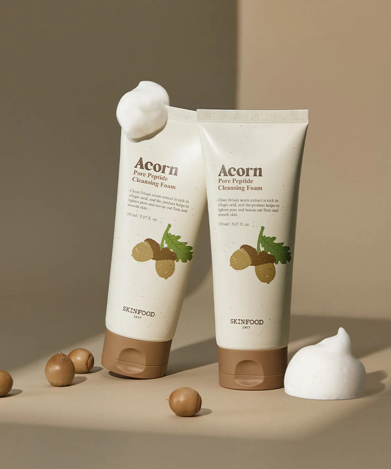 SKINFOOD Acorn Pore Peptide Cleansing Foam 150ml