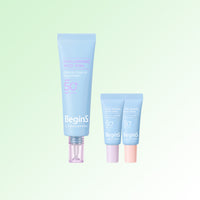 JUNG SAEM MOOL BeginS Blue Chamomile Hyaluronic Acid Purple Tone Up Sunscreen - crème solaire coréen