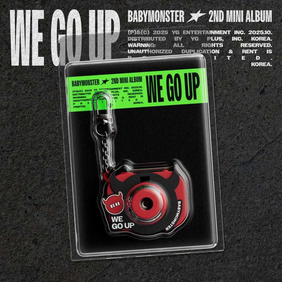 BABYMONSTER - 2nd MINI ALBUM [WE GO UP] MINI BEAM KEYRING Ver. - Album Kpop