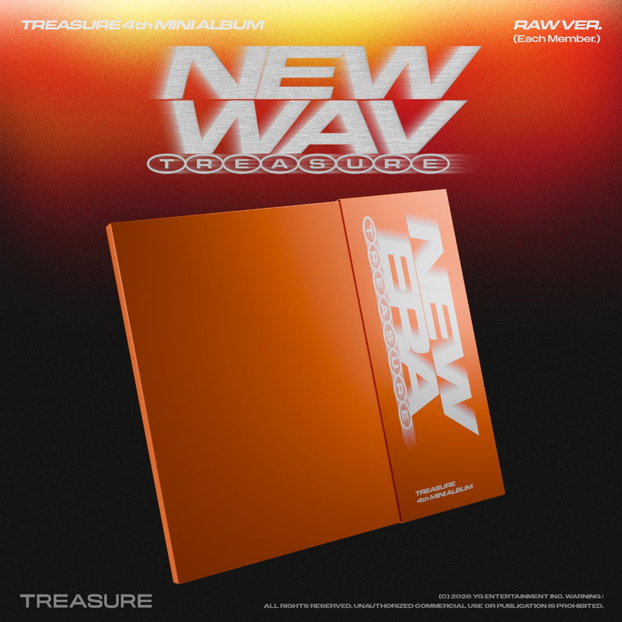TREASURE - 4th MINI ALBUM [NEW WAV] RAW VER. (YOSHI) - Album Kpop