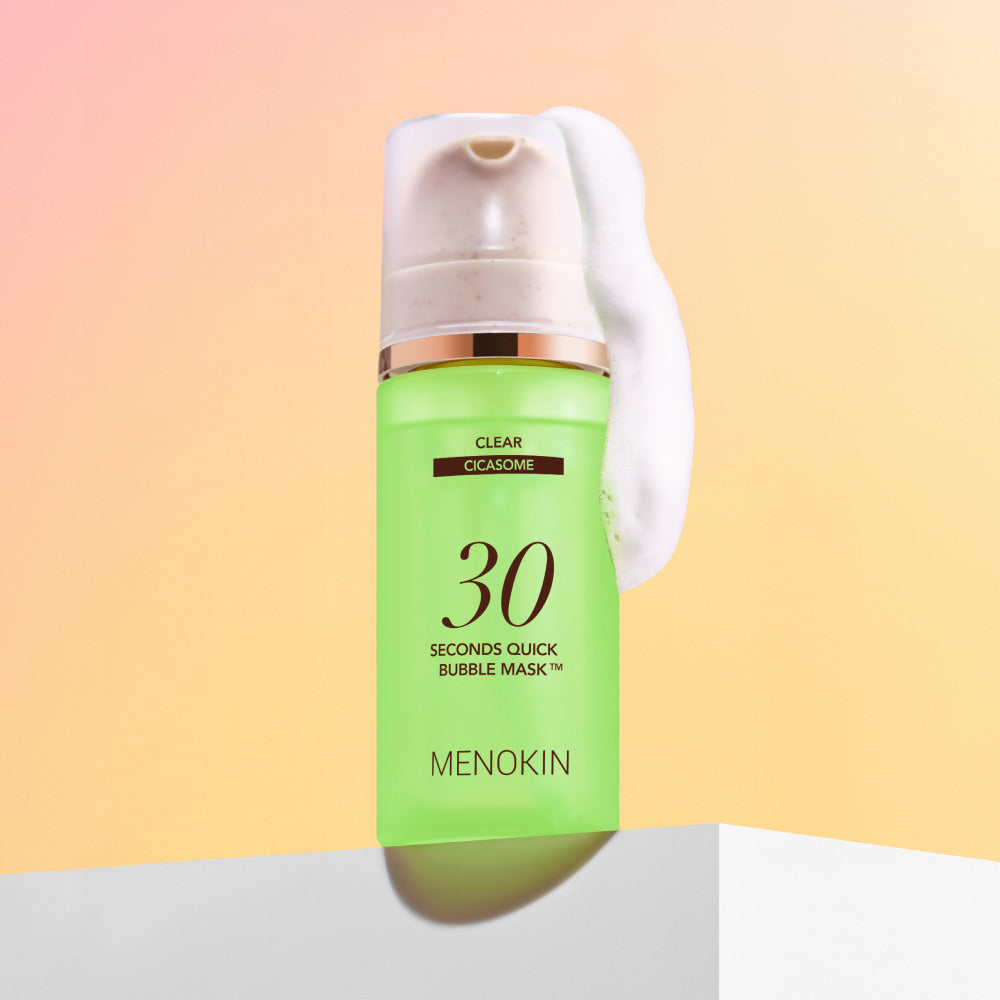 MENOKIN 30 Secondes Quick Bubble Mask Clear 100 ml