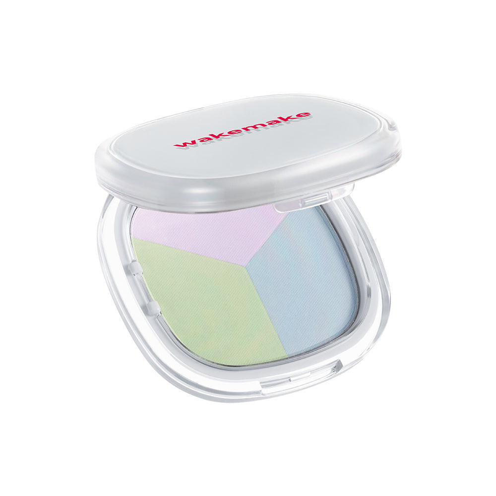WAKEMAKE Stay Fixer Tone Correcting Pact - Poudre compacte coréen - 2