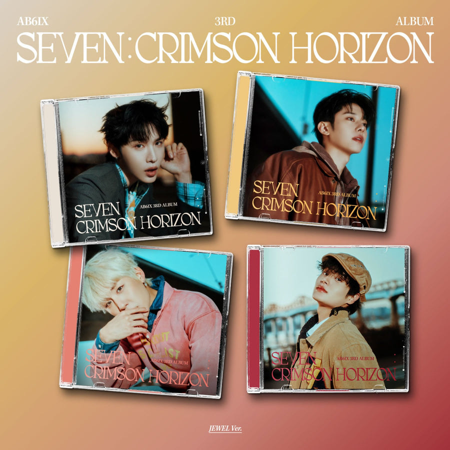 AB6IX - 3RD ALBUM [SEVEN : CRIMSON HORIZON] (JEWEL VER.) (JEON WOONG Ver., KIM DONG HYUN Ver., PARK WOO JIN Ver., LEE DAE HWI Ver.)(Random 1 of 4) - Album Kpop