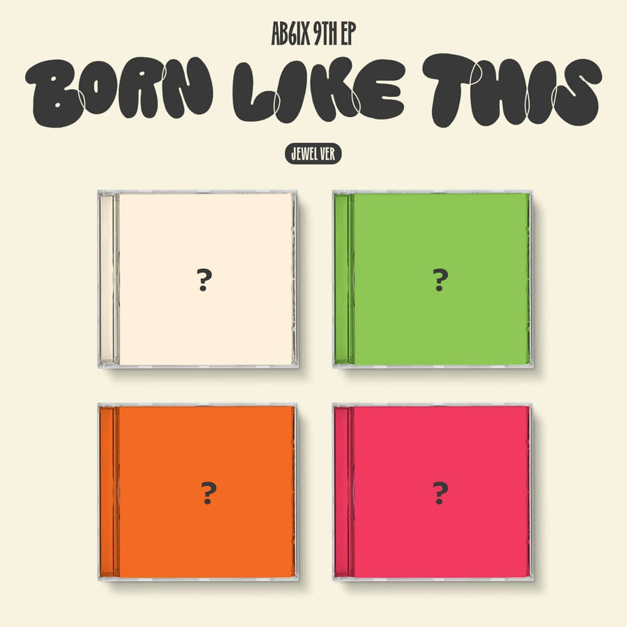 AB6IX - 9TH EP [BORN LIKE THIS] (Jewel Ver.) (Set of 4) - Album Kpop