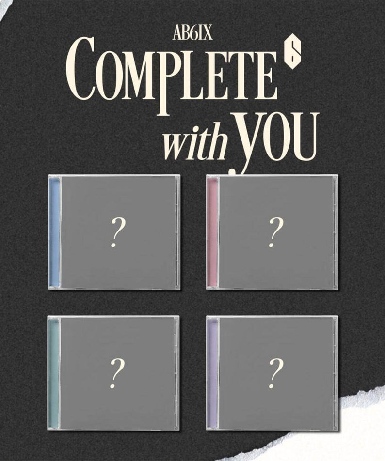 AB6IX - AB6IX SPECIAL ALBUM [COMPLETE WITH U] (WOONG, DONGHYUN, WOOJIN, DAEHWI Ver.) (Set) Album Kpop noir, coffret CD