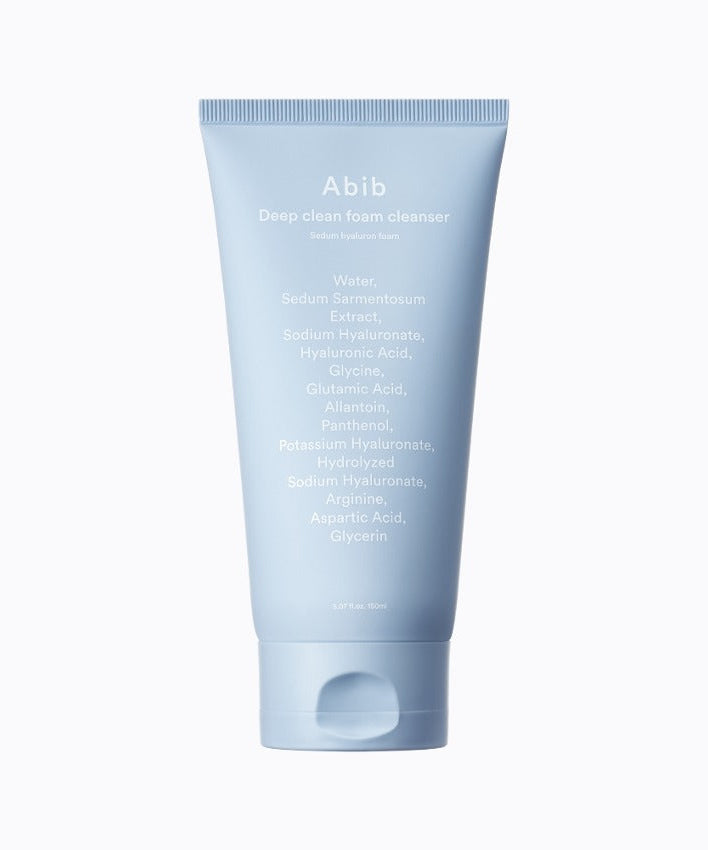 ABIB Deep Clean Foam Cleanser Sedum Hyaluron Foam 150ml disponible sur Ma petite Coree, ton Eshop 100% K-beauty en direct de Seoul