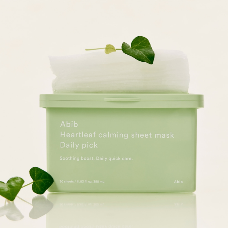 ABIB  Heartleaf Calming Sheets Mask Daily Pack 30 Sheets