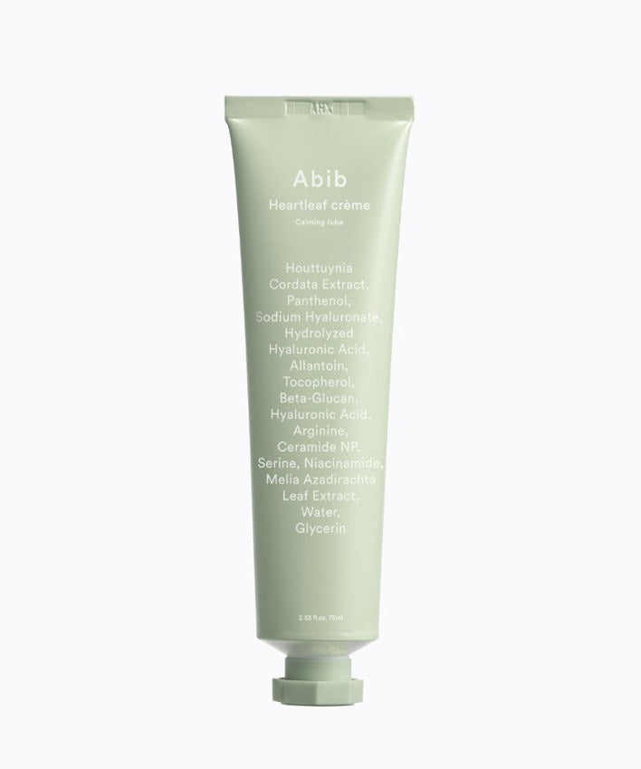 ABIB Heartleaf Crème Calming Tube 75ml disponible sur Ma petite Coree, ton Eshop 100% K-beauty en direct de Seoul