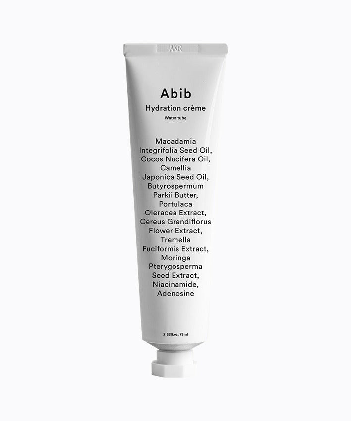 ABIB Hydration Crème Water Tube 75ml disponible sur Ma petite Coree, ton Eshop 100% K-beauty en direct de Seoul