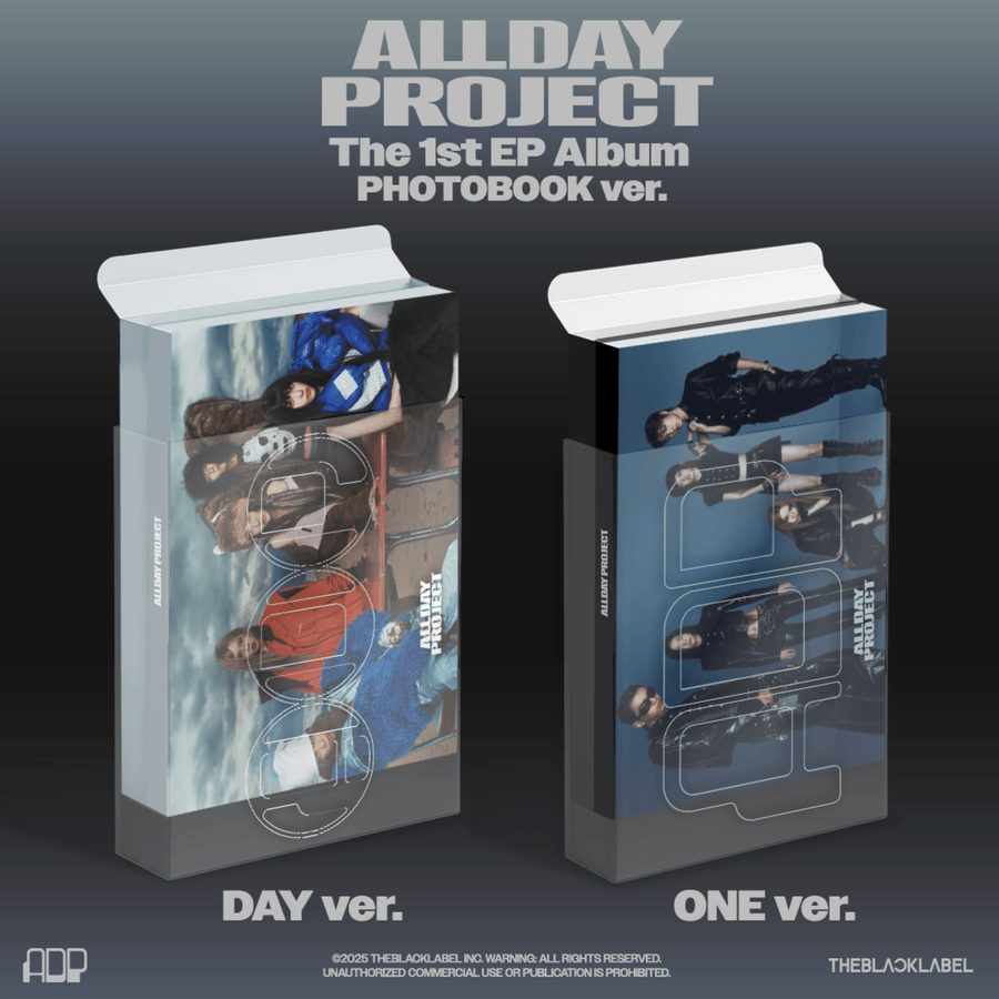 ALLDAY PROJECT - The 1st EP Album [ALLDAY PROJECT](PHOTOBOOK ver.)(Random 1 of 2) - Album Kpop