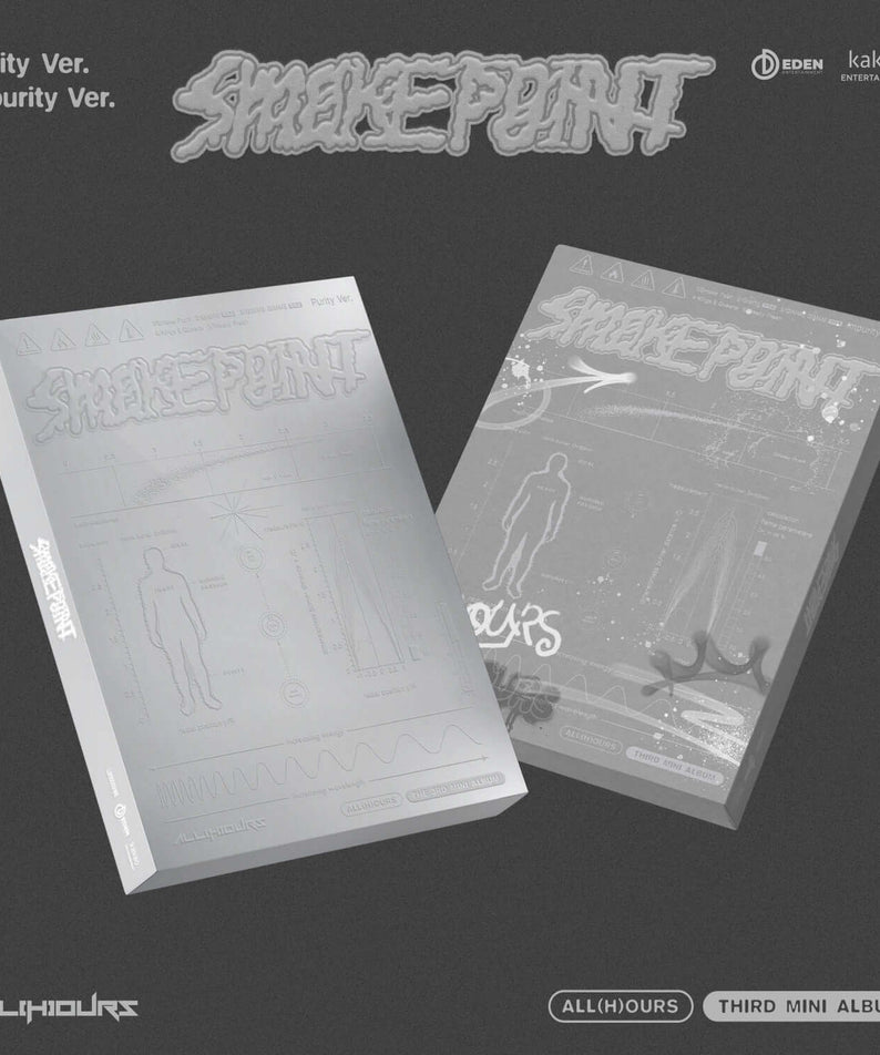 ALL(H)OURS - THIRD MINI ALBUM [Smoke Point] (Set of 2) - Album Kpop, coffret avec versions Purity/Impurity sur fond sombre