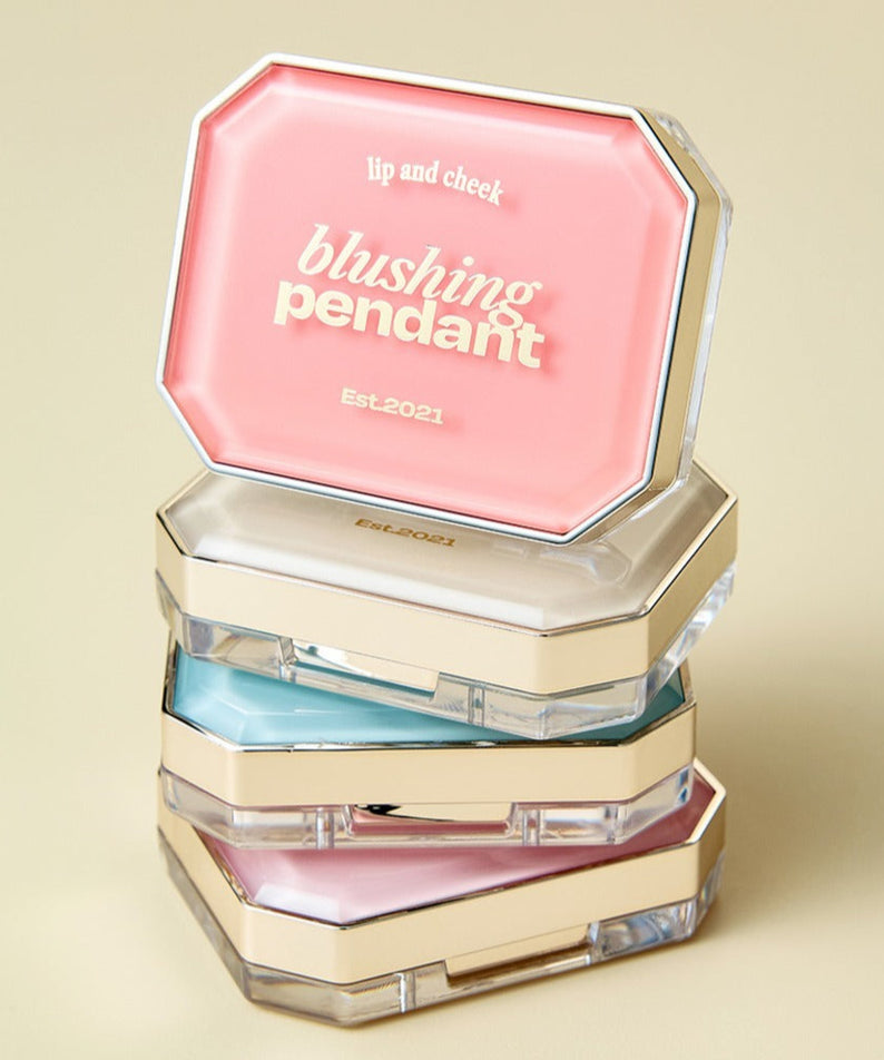 Boîtier de maquillage ALTERNATIVE STEREO Blushing Pendant Lip & Cheeck, empilés, pour les lèvres et les joues.