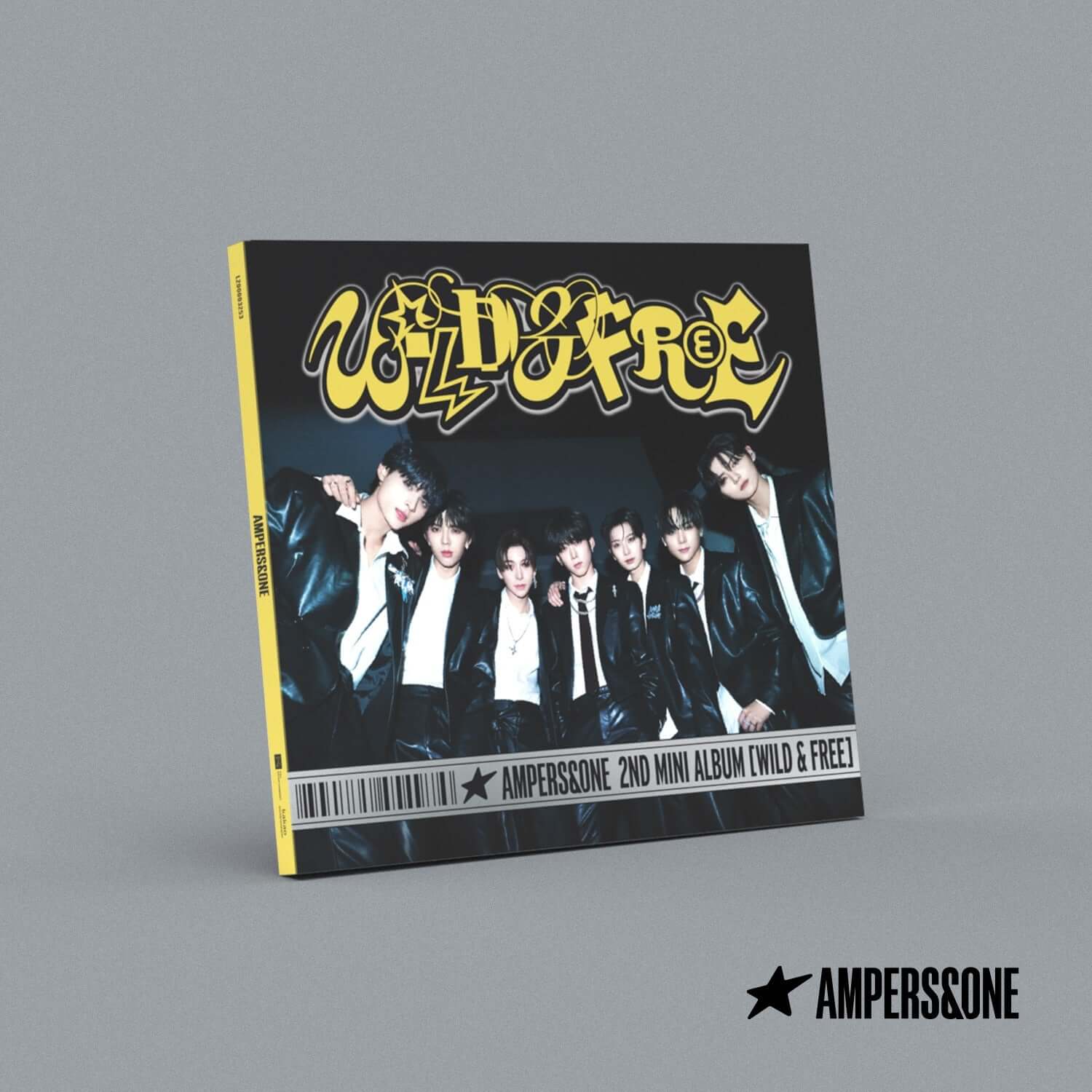 AMPERS&ONE - 2nd Album [WILD & FREE] (Digipack ver.) - Album Kpop, couverture digipack sur fond gris, visuel groupe