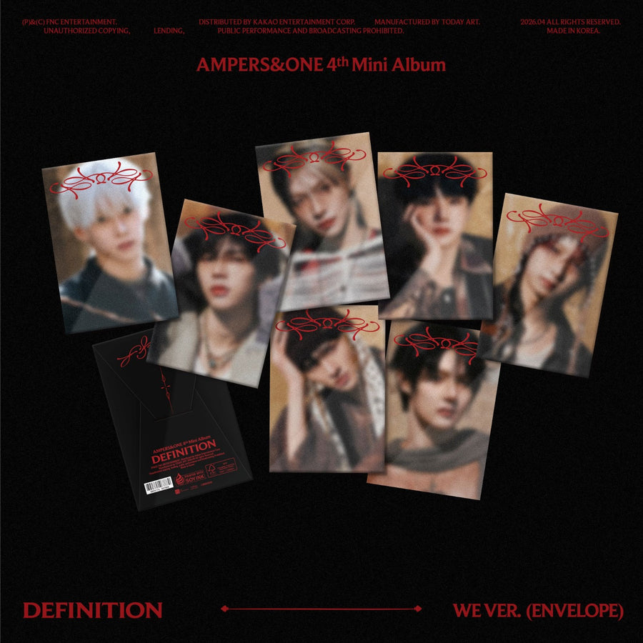 AMPERS&ONE - 4th Album [DEFINITION] WE Ver.(CD) (Random 1 of 7) - Album Kpop