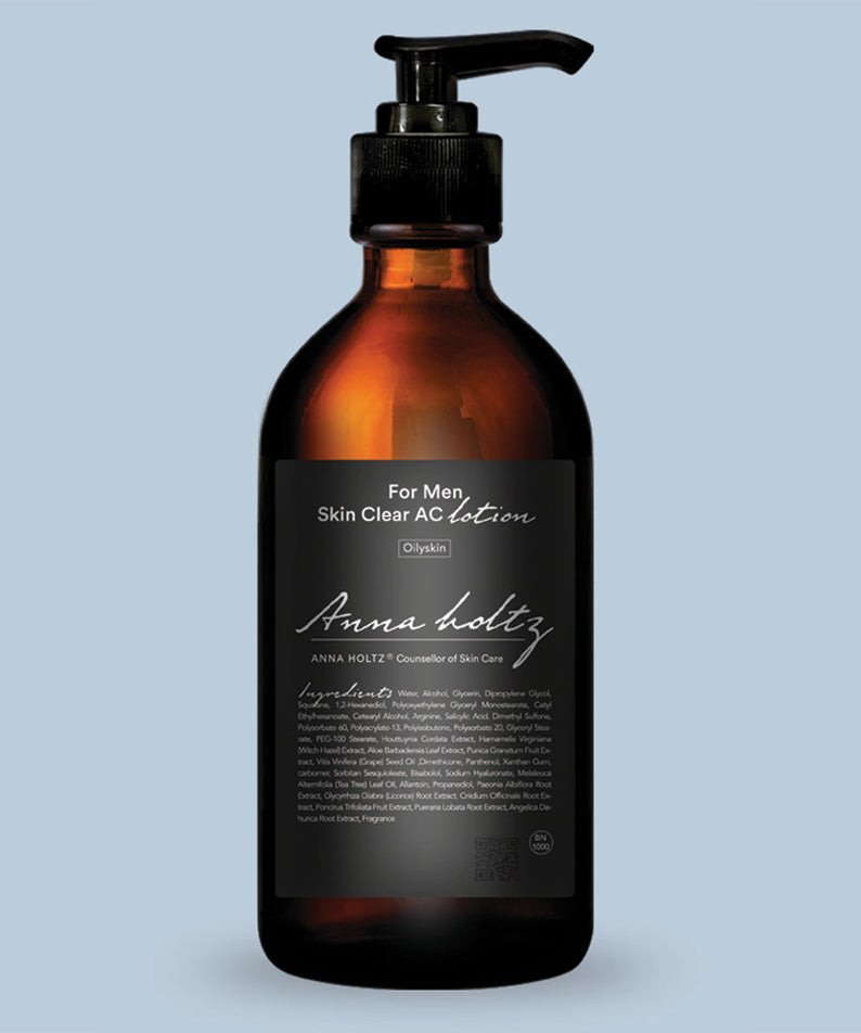 ANNA HOLTZ For Men Homme Men's Skin Clear Lotion Large Capacity 300ml