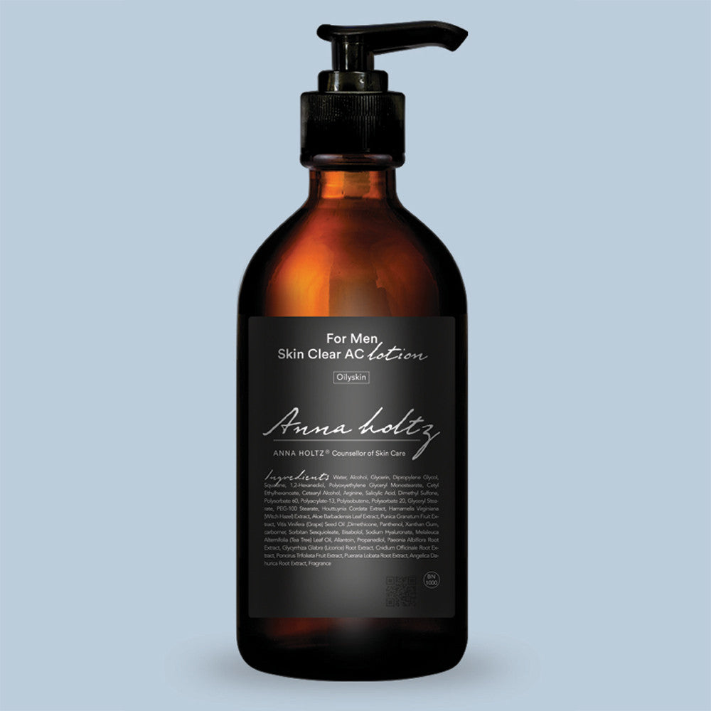ANNA HOLTZ For Men Homme Men's Skin Clear Lotion Large Capacity 300ml