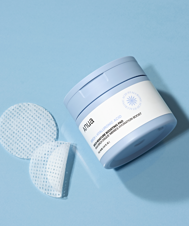 ANUA Birch + Hyaluron Moisture Boosting Pad 70p 160ml disponible sur Ma petite Coree, ton Eshop 100% K-beauty en direct de Seoul
