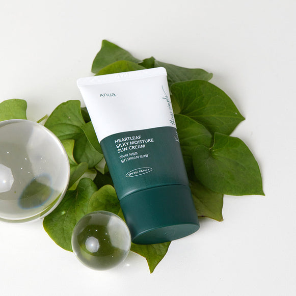 ANUA Heartleaf Silky Moisture Sun Cream 50ml disponible sur Ma petite Coree, ton Eshop 100% K-beauty en direct de Seoul