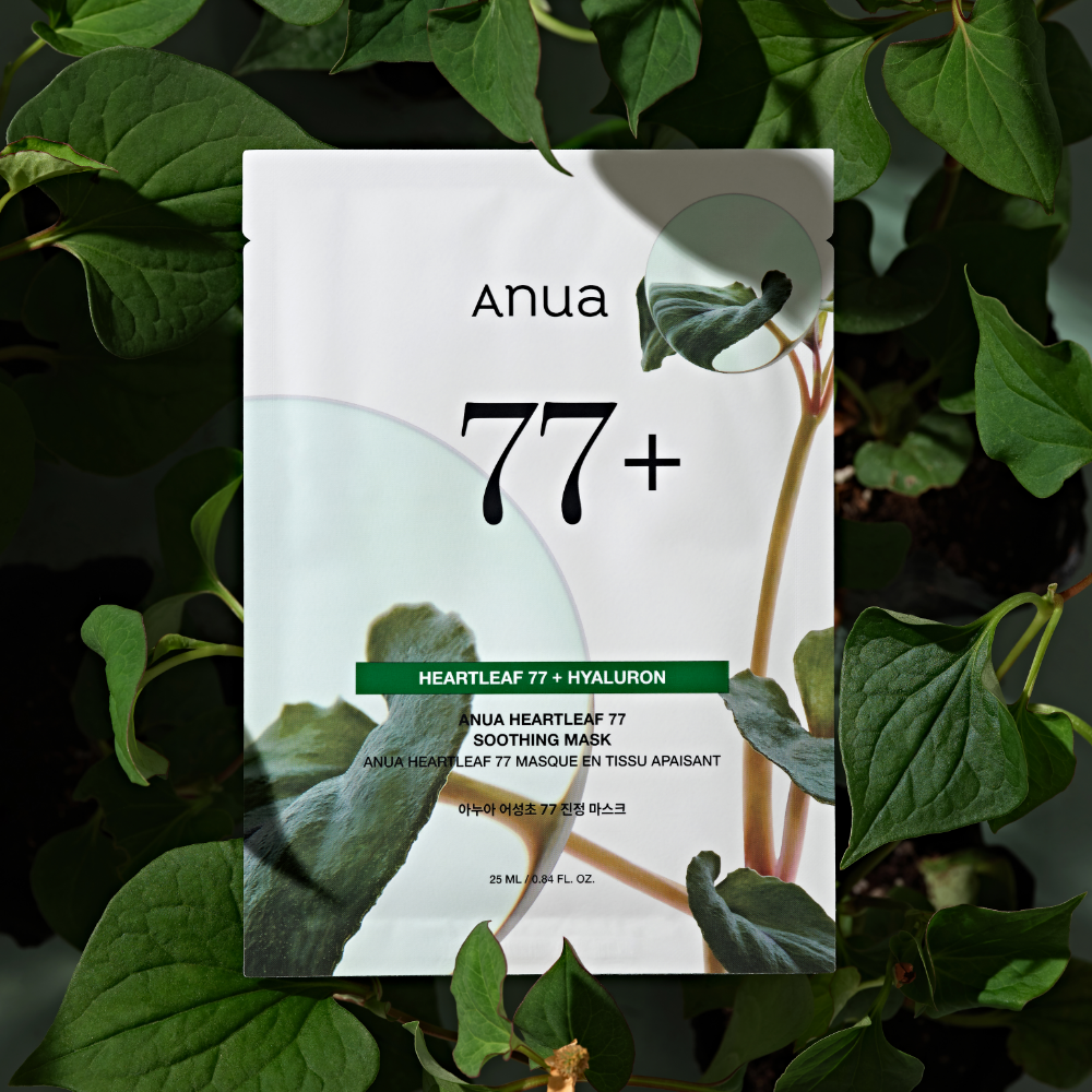 ANUA Heatfleaf 77 + Hyaluron Soothing Mask disponible sur Ma petite Coree, ton Eshop 100% K-beauty en direct de Seoul