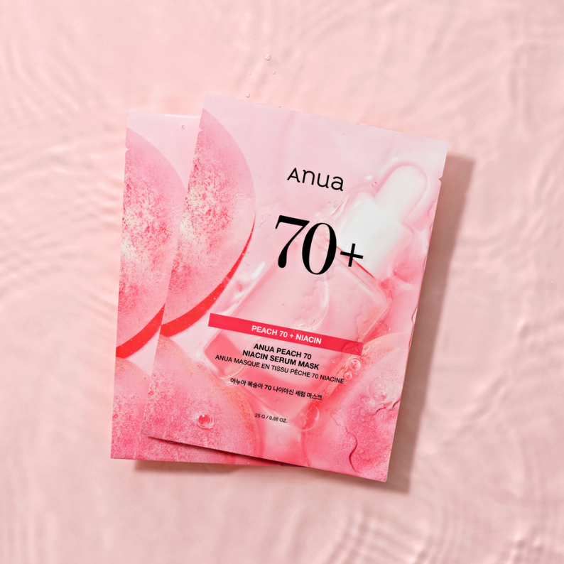 ANUA Peach 70 + Niacin Serum Mask disponible sur Ma petite Coree, ton Eshop 100% K-beauty en direct de Seoul