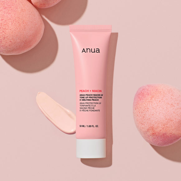 ANUA Peach + Niacin UV Tone Up Protection 50ml disponible sur Ma petite Coree, ton Eshop 100% K-beauty en direct de Seoul