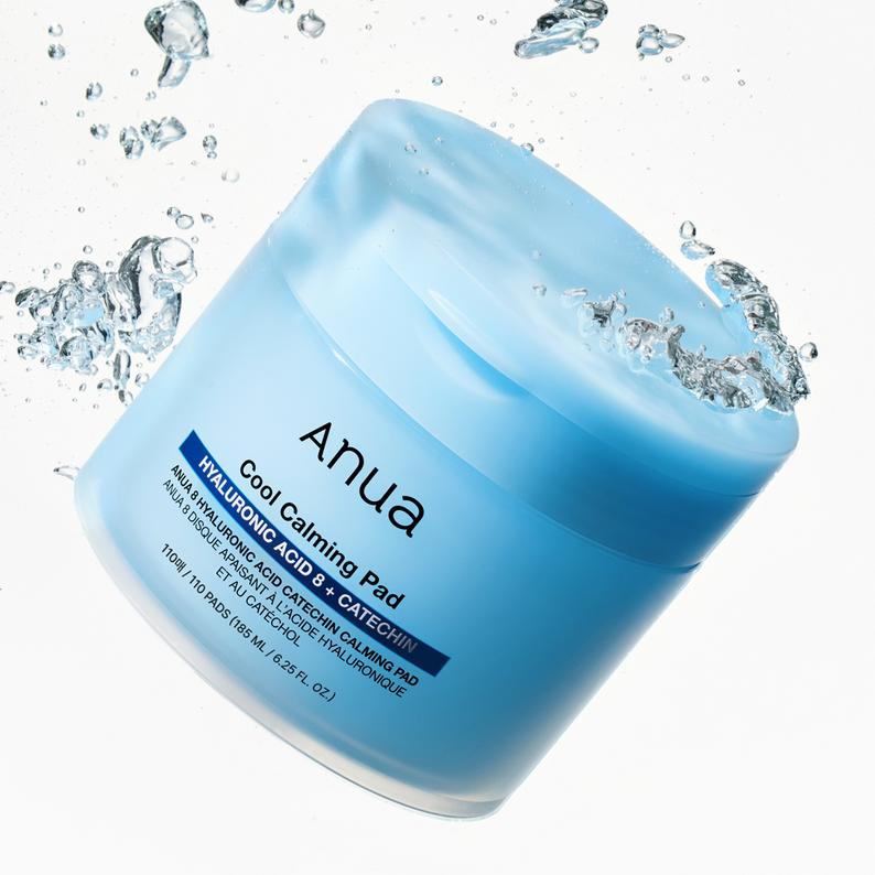 ANUA 8 Hyaluronic Acid Catechin Calming Pads 110 Pads